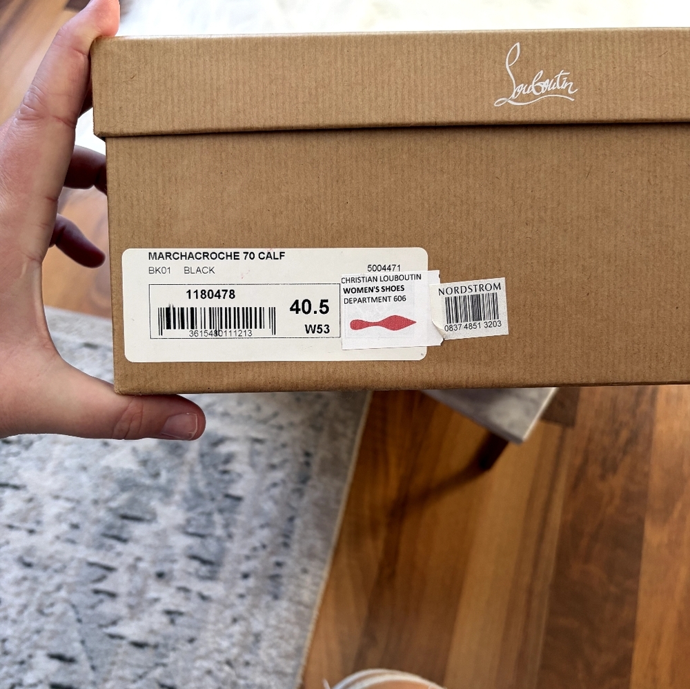 Authentic Christian Louboutin Marchacroche 70 Calf Boots - Picture 7 of 7